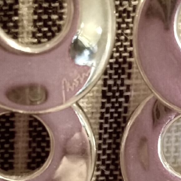 MayaMor Israel Geometric Sterling Silver Vintage Earring